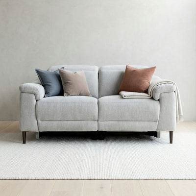 Orbit Grey 2 Seater Power Recliner Sofa