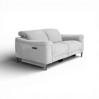 Orbit Grey 2 Seater Power Recliner Sofa