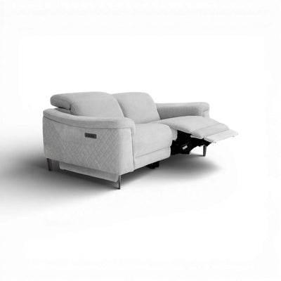 Orbit Grey 2 Seater Power Recliner Sofa