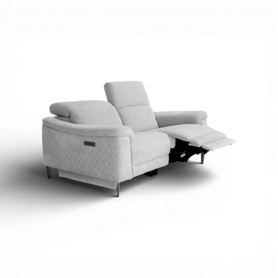 Orbit Grey 2 Seater Power Recliner Sofa