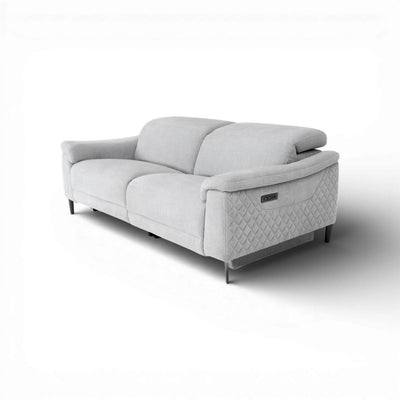 Orbit Grey 3 Seater Power Recliner Sofa