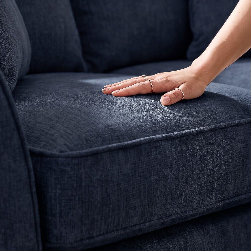 Sofia Blue 2 Seater Sofa