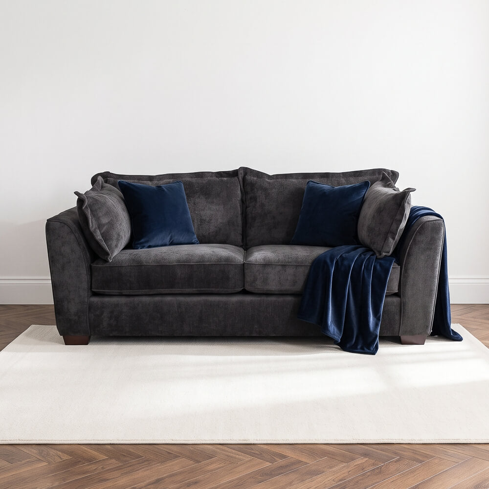 Sofia Grey 3 Seater Sofa