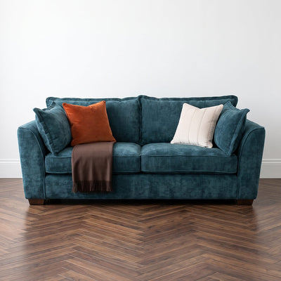 Sofia Teal 3 Seater Sofa