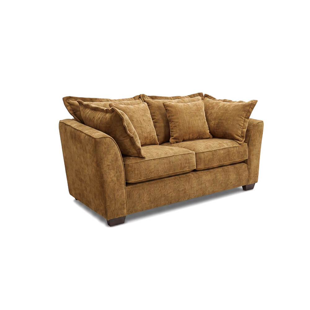 Sofia Yellow 2 Seater Sofa