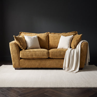 Sofia Yellow 2 Seater Sofa