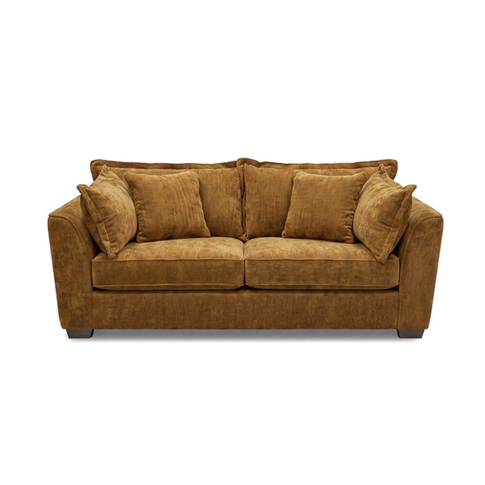 Sofia Yellow 3 Seater Sofa