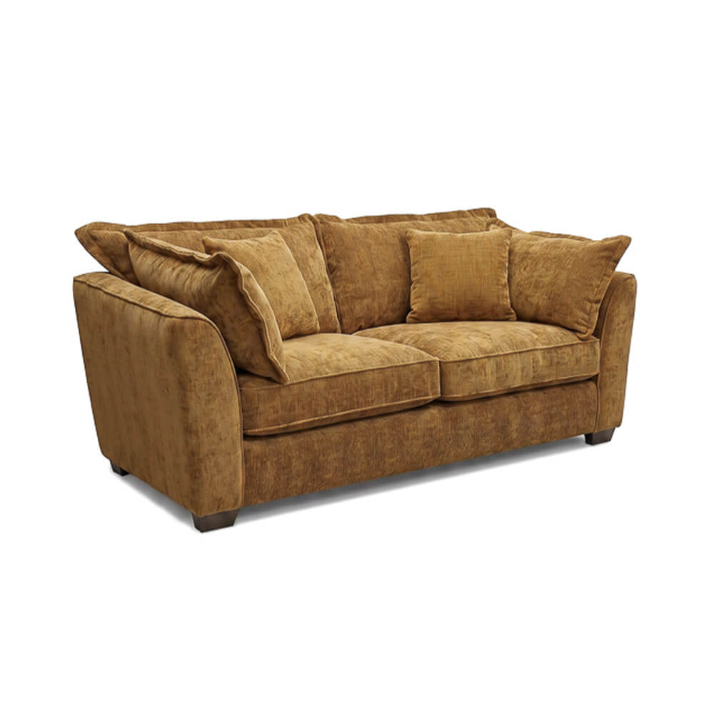 Sofia Yellow 3 Seater Sofa