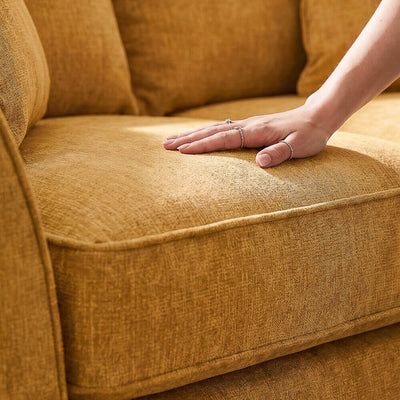 Sofia Yellow 2 Seater Sofa