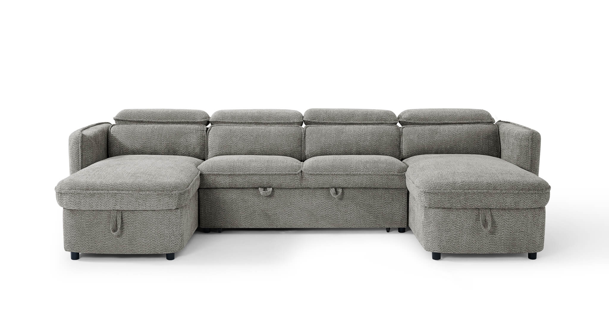 Solara Grey U Shape Corner Sofa