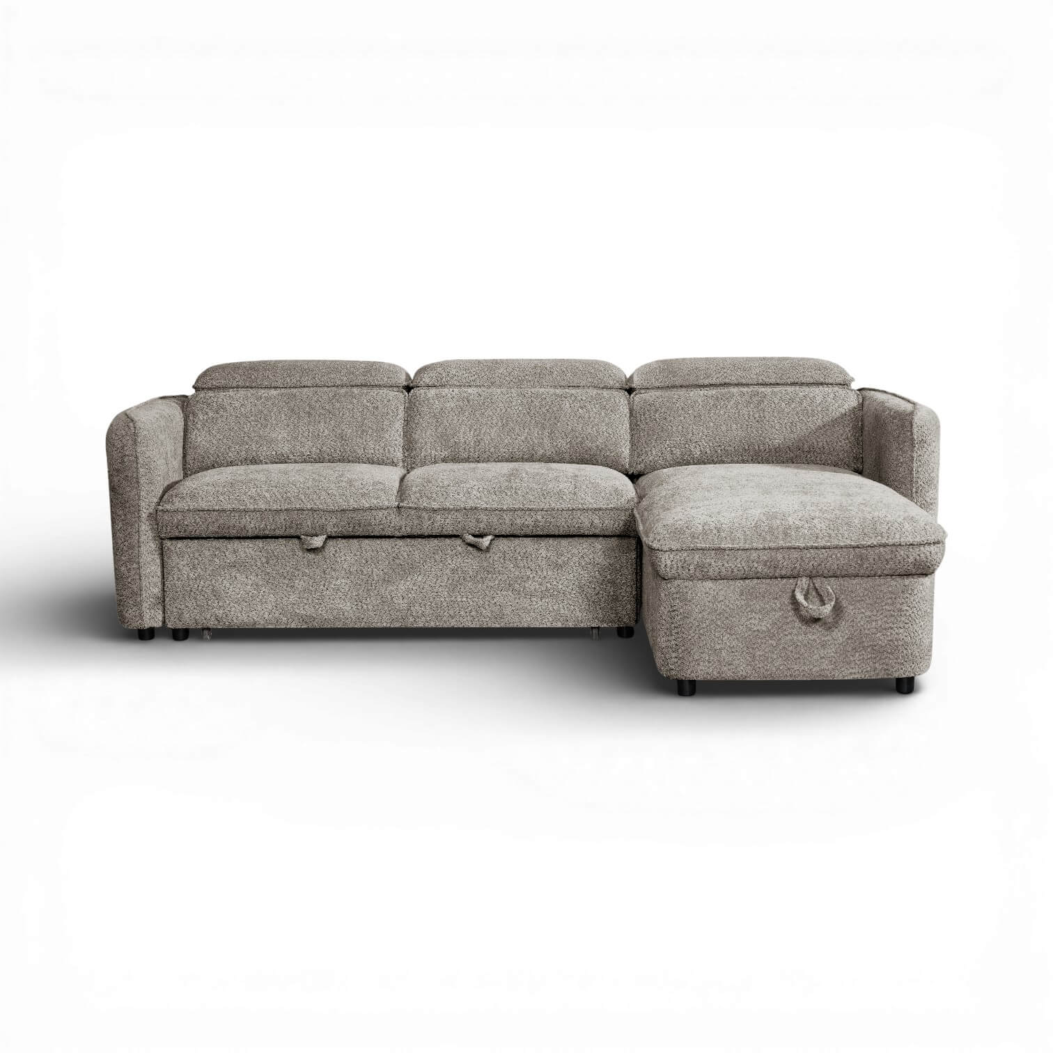 Solara Grey Corner Sofa Bed
