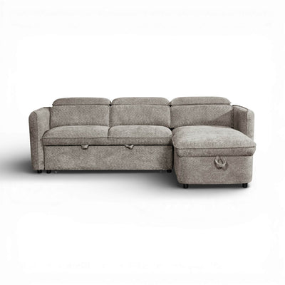 Solara Grey Corner Sofa Bed