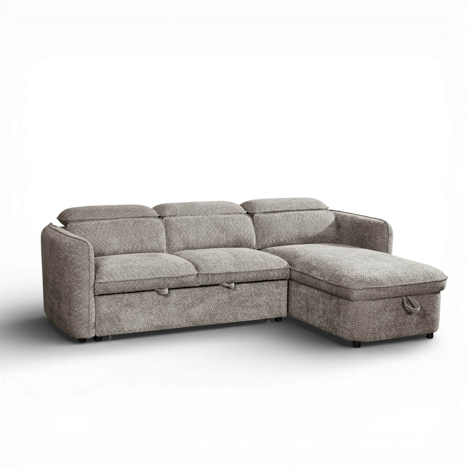 Solara Grey Corner Sofa Bed