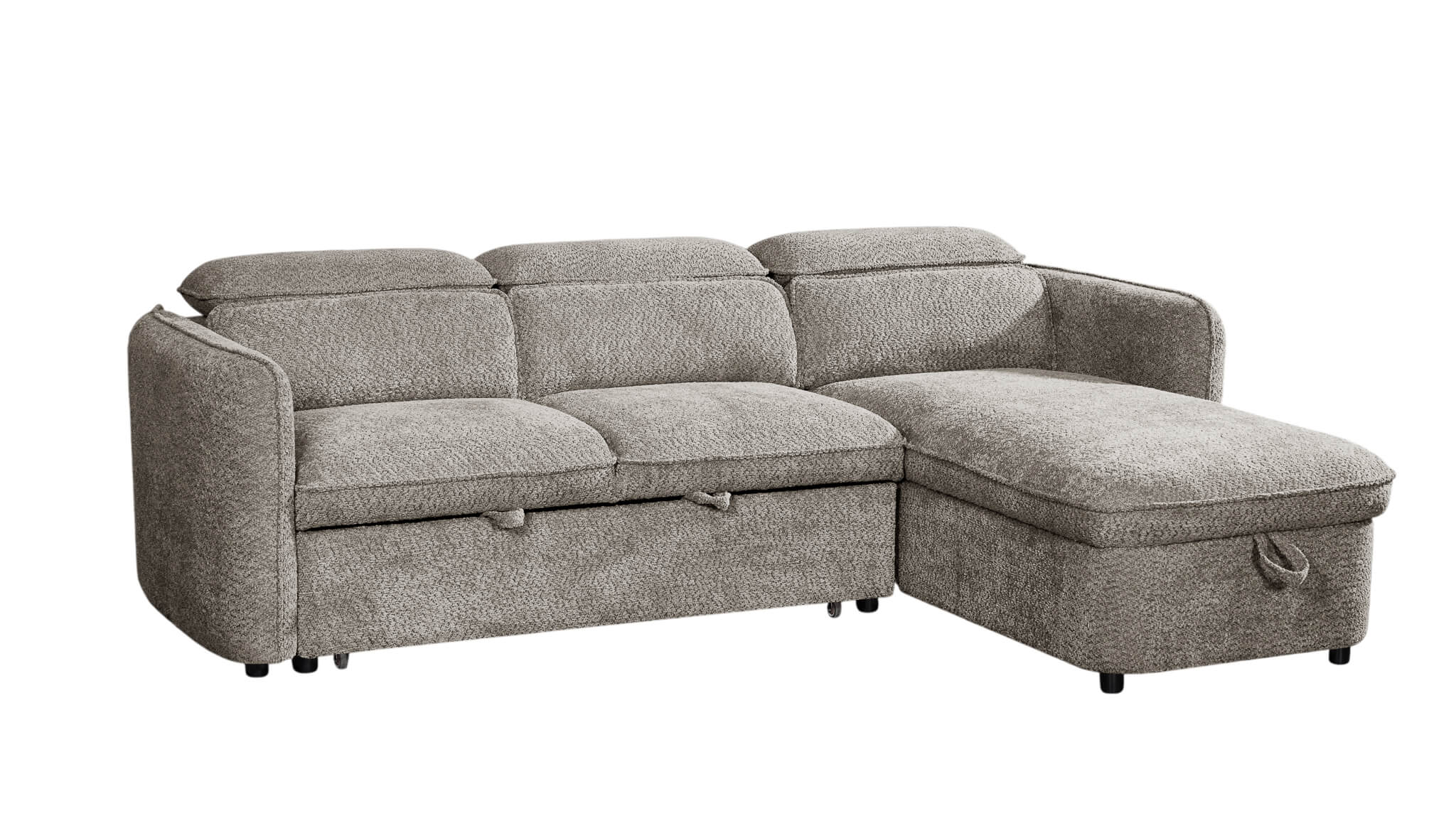 Solara Grey Corner Sofa Bed