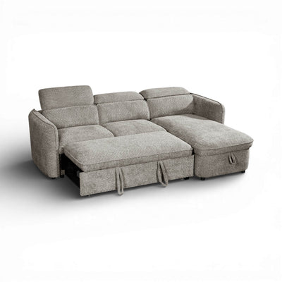 Solara Grey Corner Sofa Bed