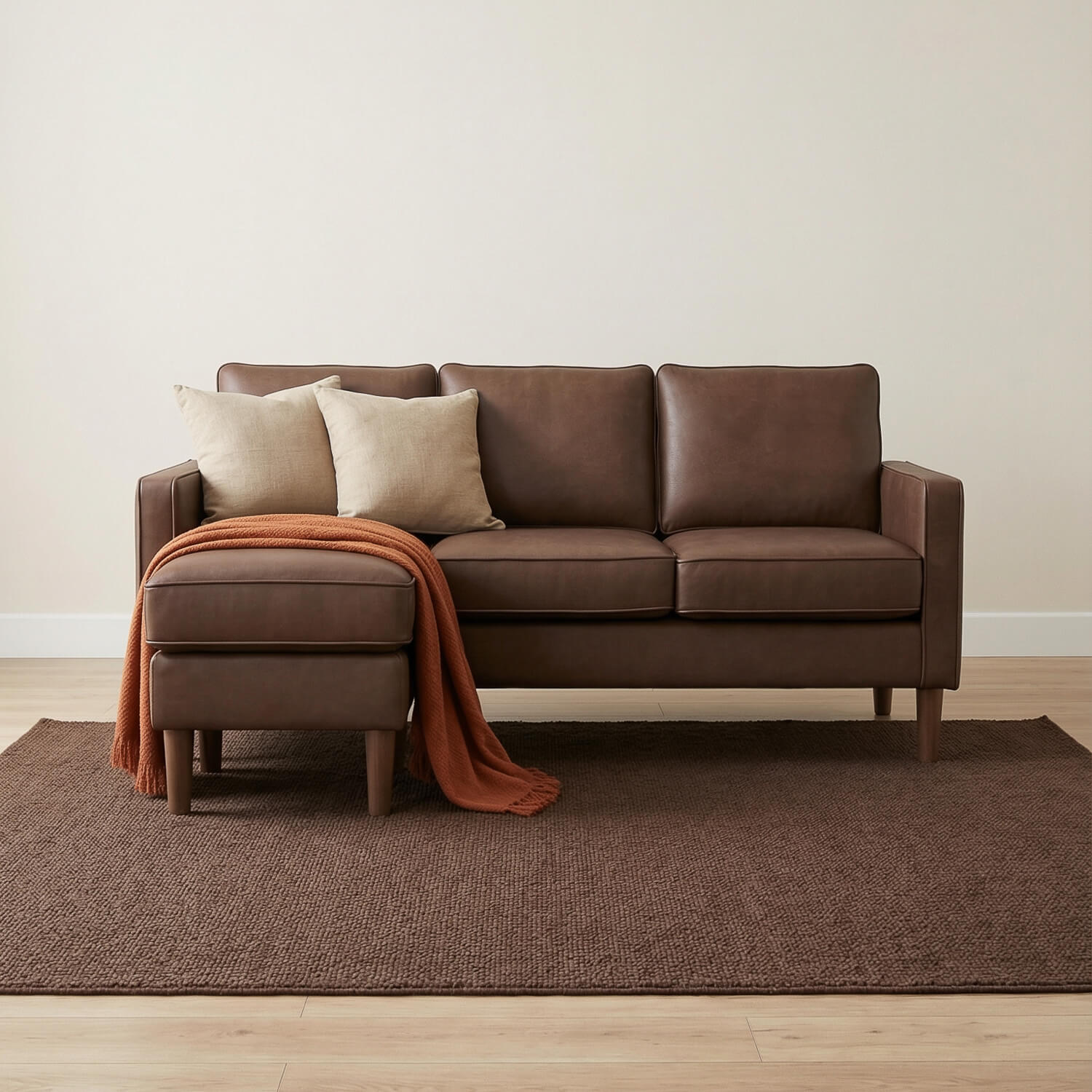 Theo Brown Reversible Corner Sofa
