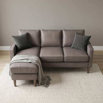 Theo Grey Reversible Corner Sofa