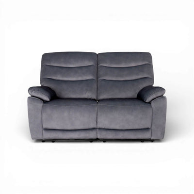 Toledo Grey 2 Seater Power Recliner Sofa