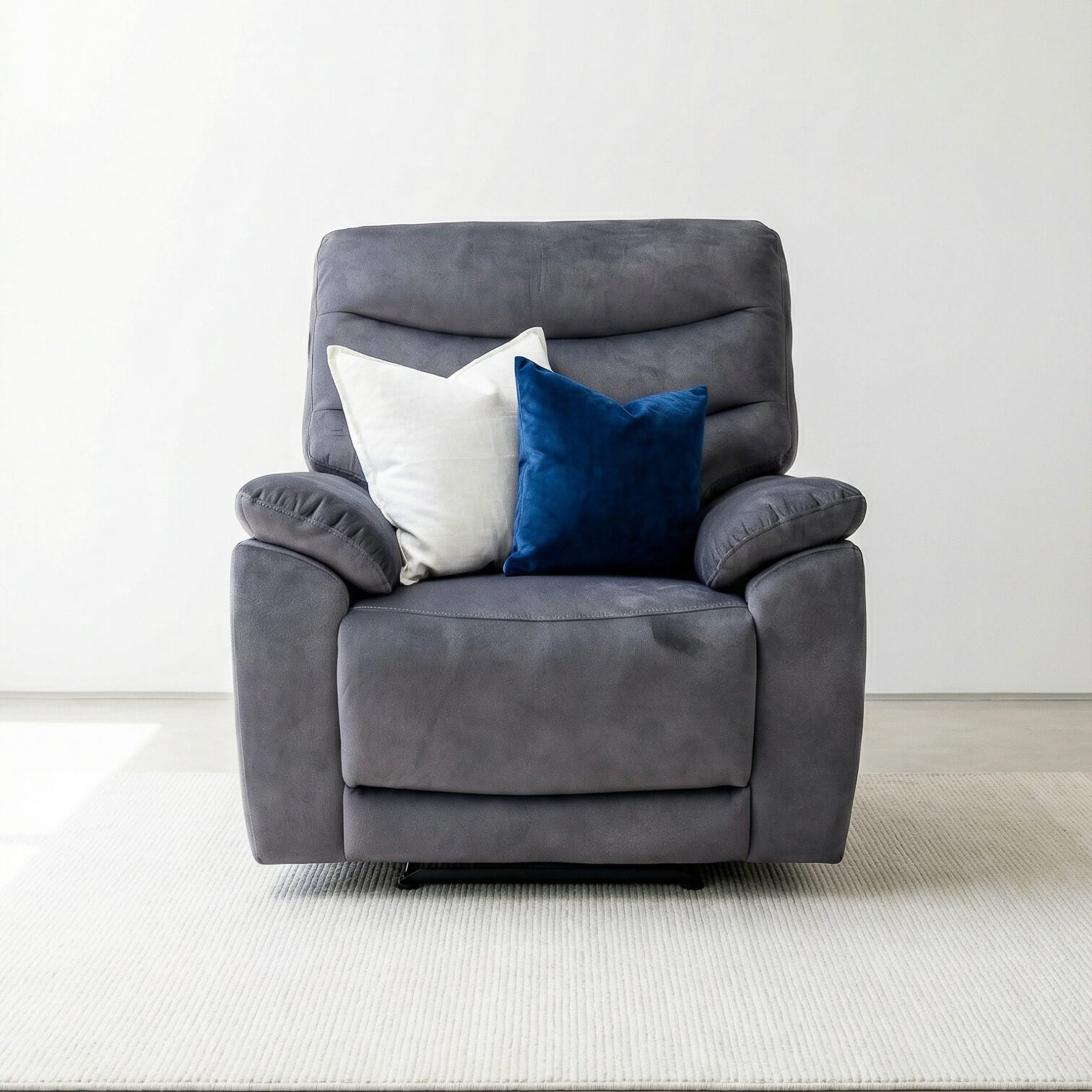 Toledo Grey Power Recliner Armchair