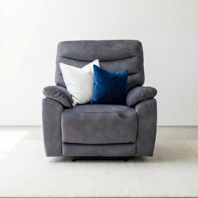 Toledo Grey Power Recliner Armchair