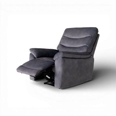 Toledo Grey Power Recliner Armchair