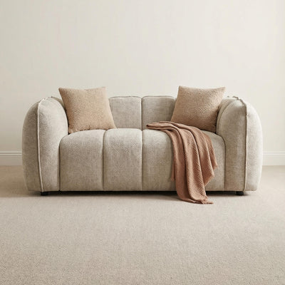 Varella Beige 2 Seater Sofa