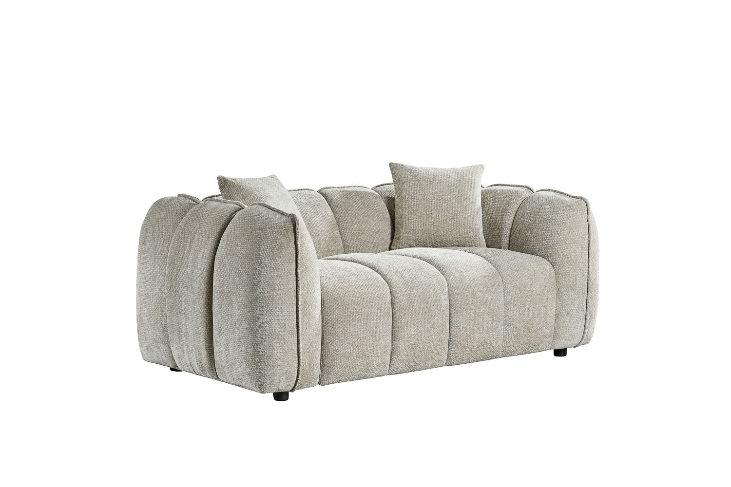 Varella Beige 2 Seater Sofa