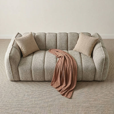 Varella Beige 3 Seater Sofa