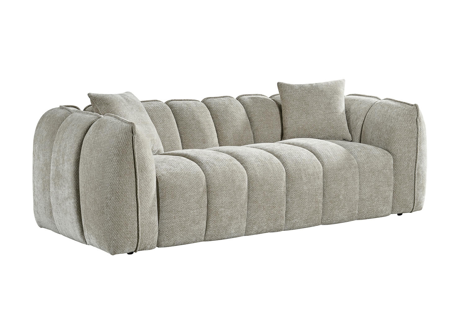 Varella Beige 3 Seater Sofa