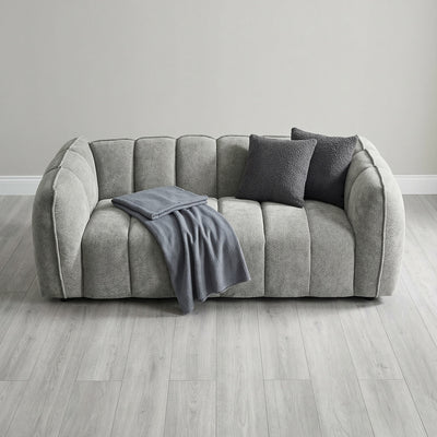 Varella Grey 3 Seater Sofa