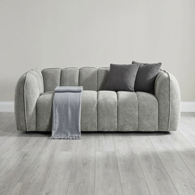 Varella Grey 3 Seater Sofa