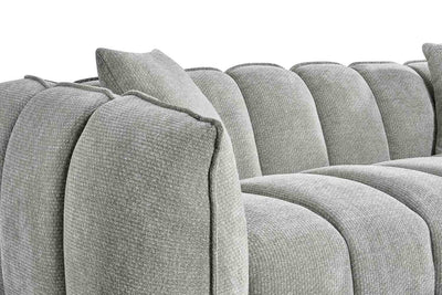 Varella Grey 3 Seater Sofa