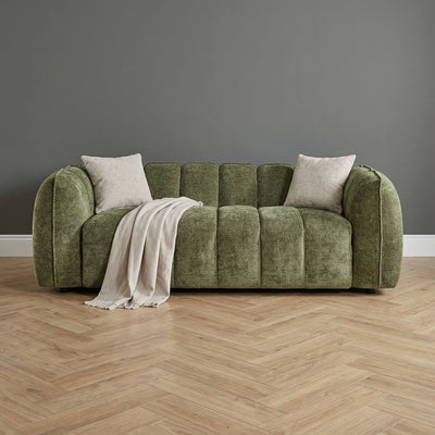 Varella Green 3 Seater Sofa