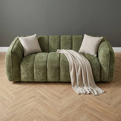 Varella Green 3 Seater Sofa