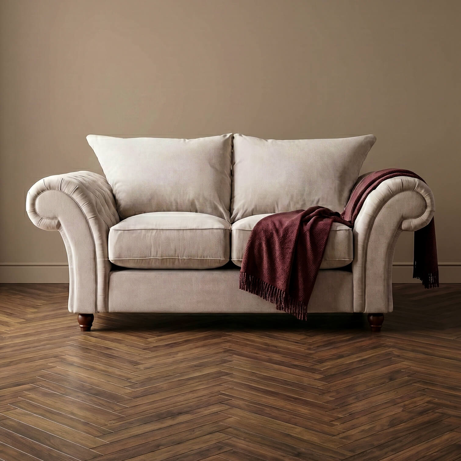 Windsor Beige 2 Seater Sofa