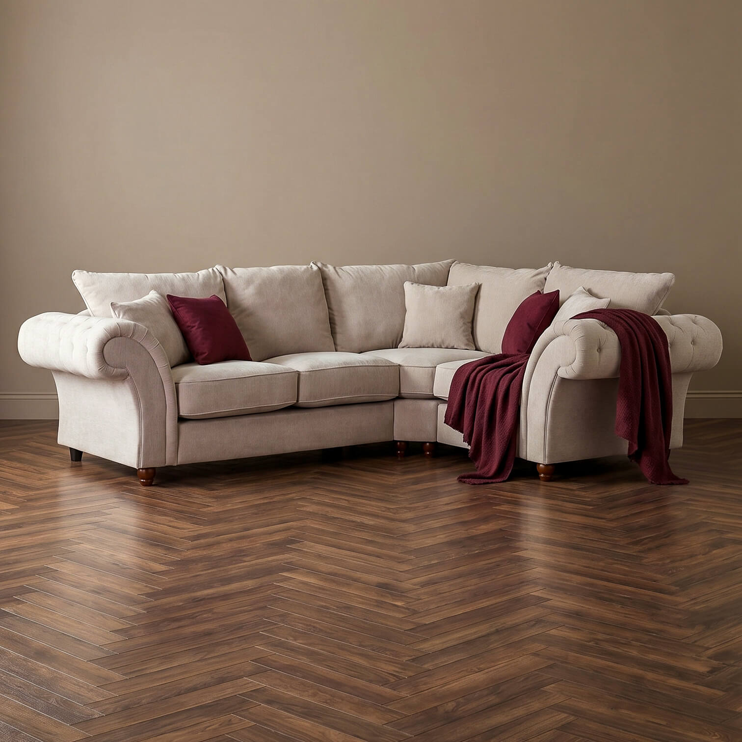 Windsor Beige Right Corner Sofa