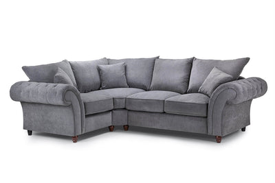 Windsor Grey Left Corner Sofa