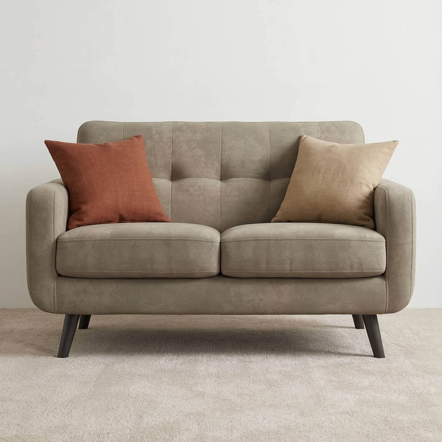 Zeno Grey 2 Seater Sofa