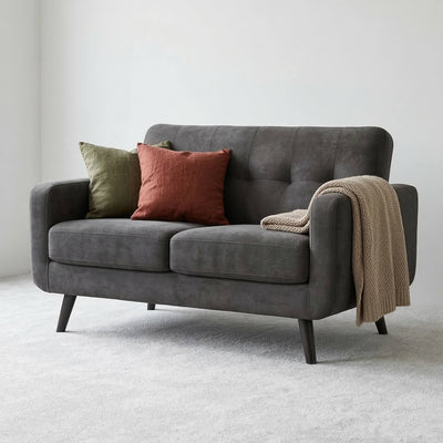 Zeno Grey 2 Seater Sofa