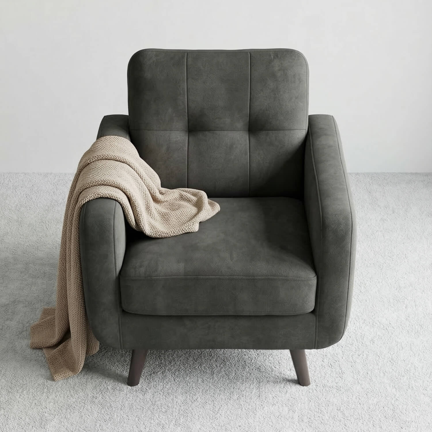Zeno Grey Armchair