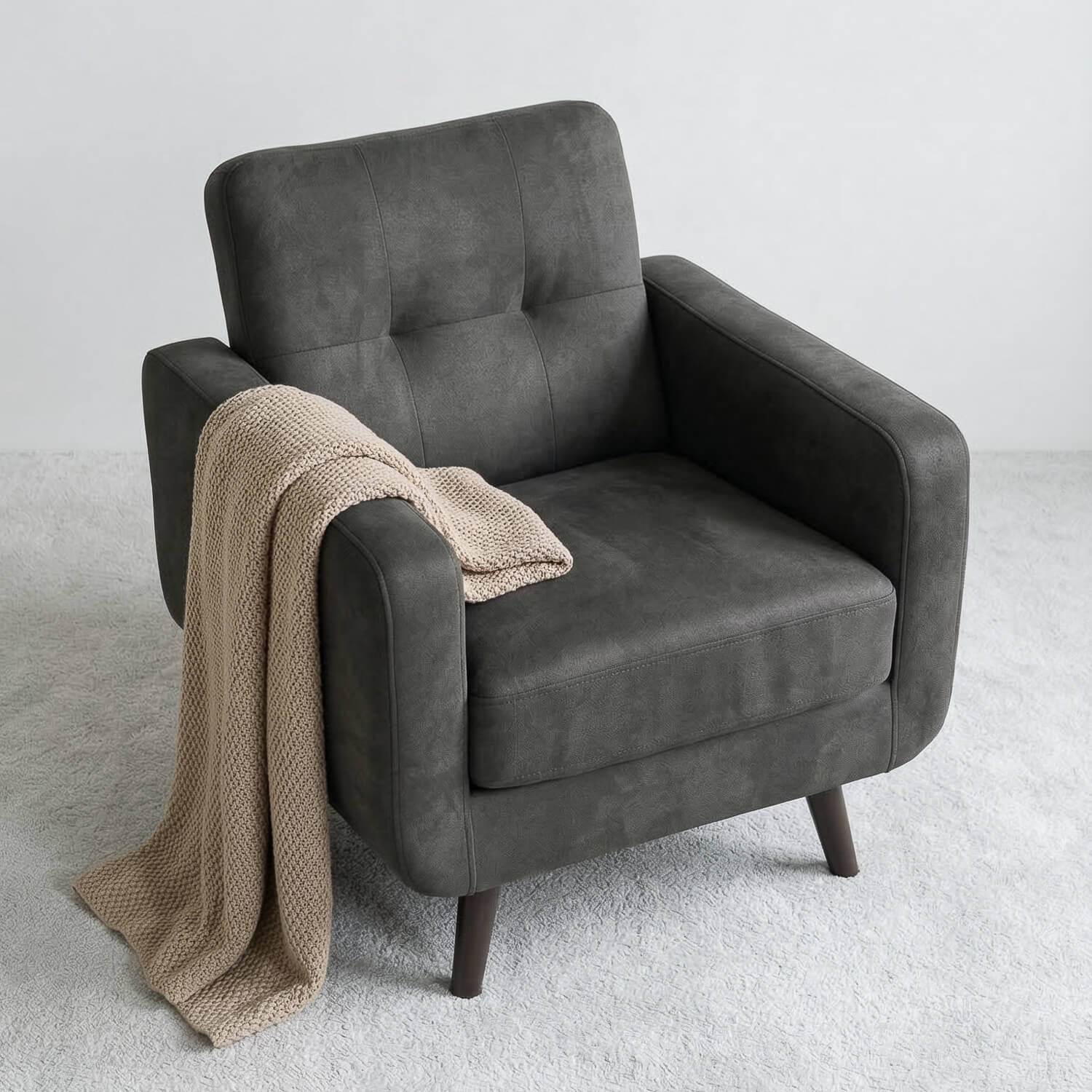 Zeno Grey Armchair