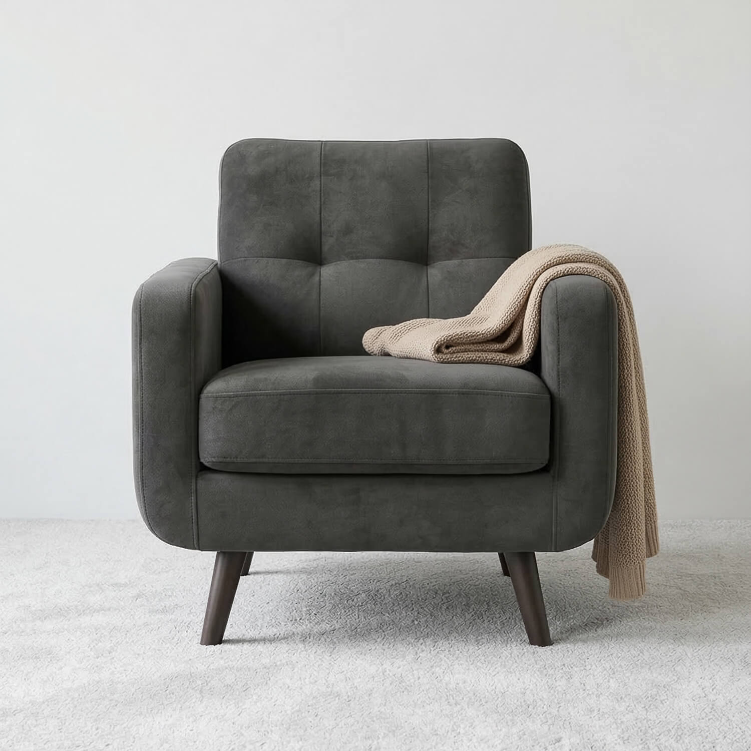Zeno Grey Armchair